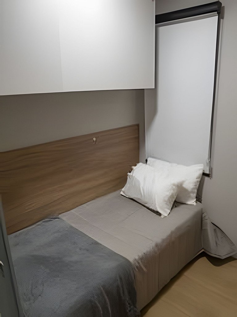 APTO 2Q Moderno Estrutura Completa com Piscina