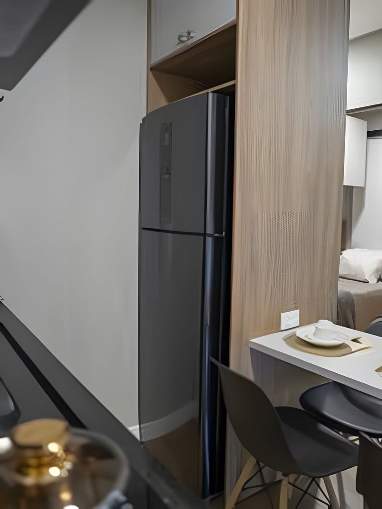 APTO 2Q Moderno Estrutura Completa com Piscina