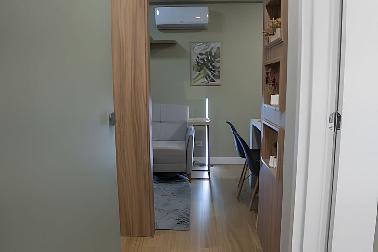 APTO 2Q Moderno Estrutura Completa com Piscina