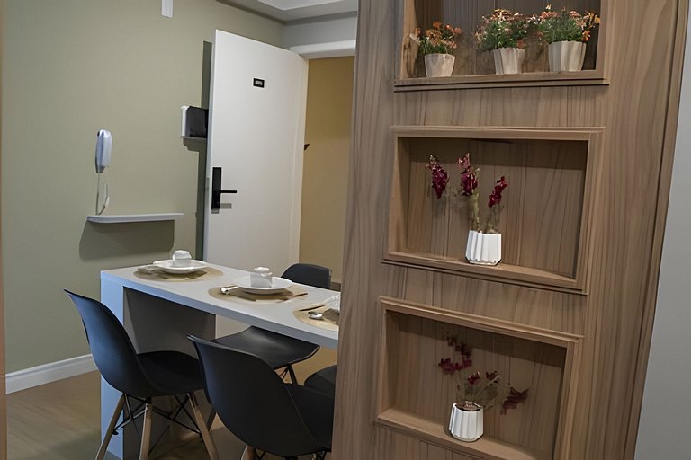 APTO 2Q Moderno Estrutura Completa com Piscina