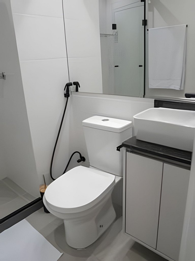 APTO 2Q Moderno Estrutura Completa com Piscina