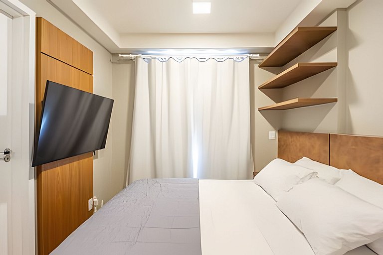 Centro | Charmoso Studio com Piscina Aquecida