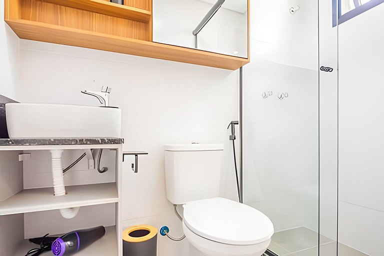 Centro | Charmoso Studio com Piscina Aquecida