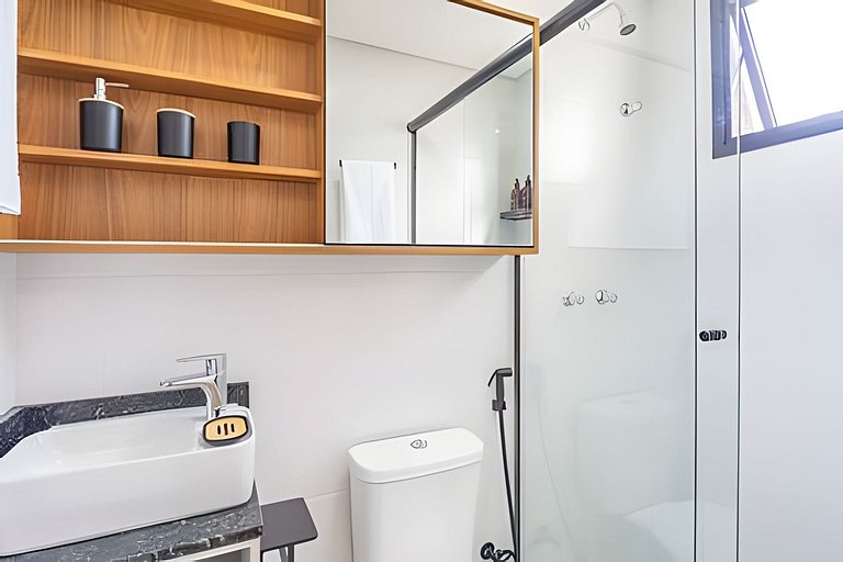 Centro | Charmoso Studio com Piscina Aquecida