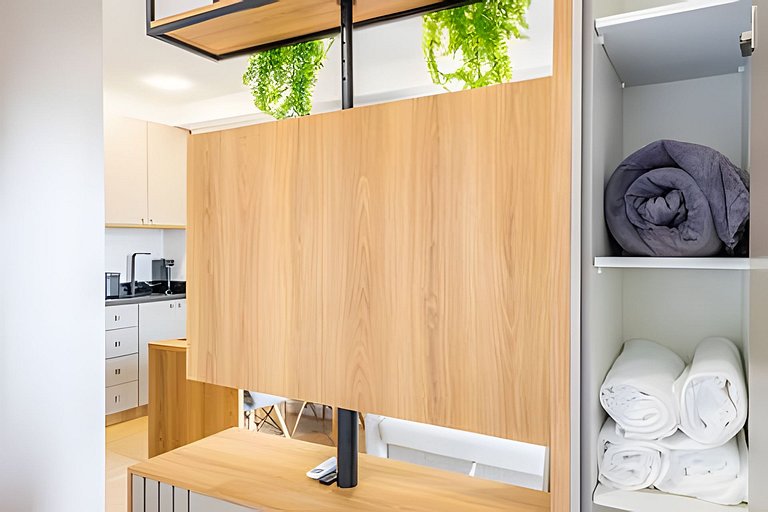 Centro | Studio novo em condomínio completo