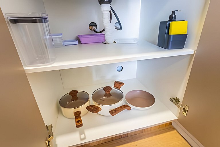 Centro | Studio novo em condomínio completo