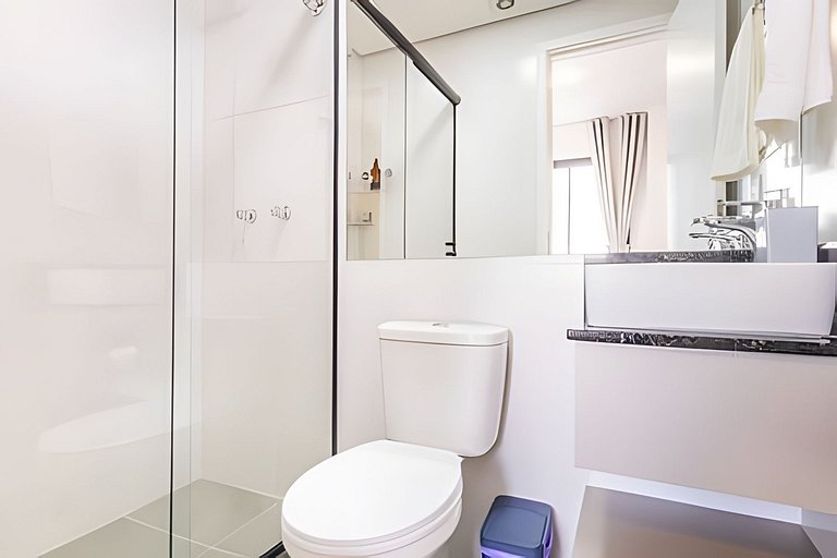 Centro | Studio novo em condomínio completo