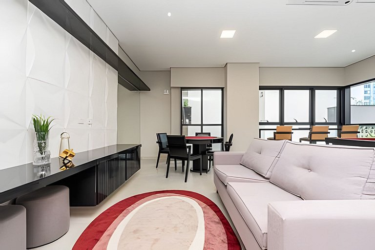 Centro | Studio novo em condomínio completo