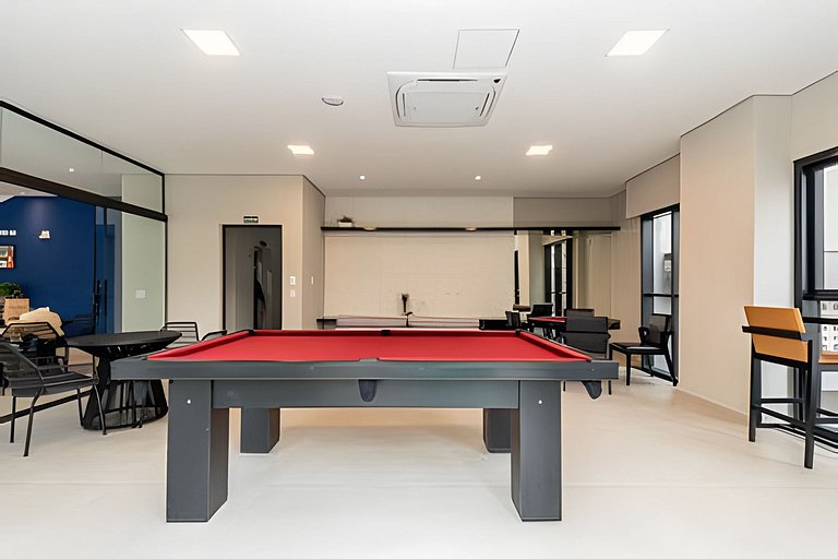 Centro | Studio novo em condomínio completo