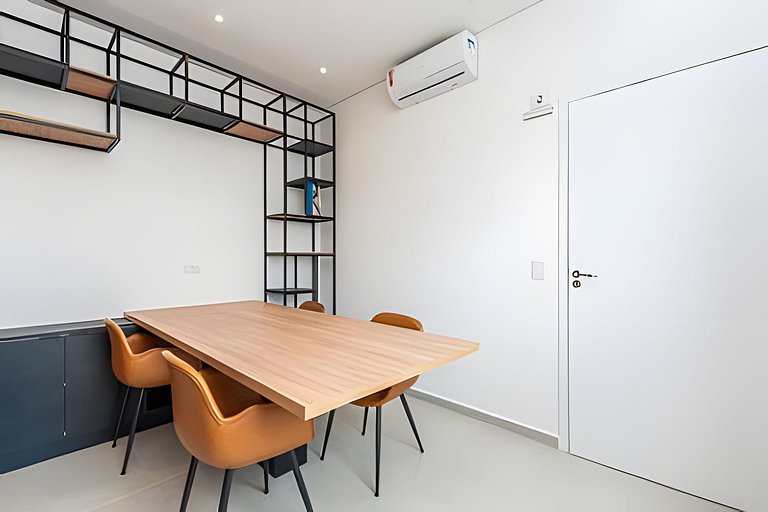 Centro | Studio novo em condomínio completo