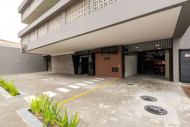 Centro | Studio novo em condomínio completo