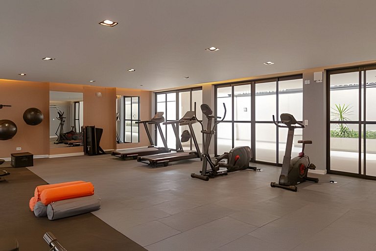 Studio Moderno com Área de Lazer Completa