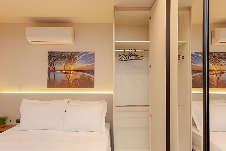 Studio Moderno com Área de Lazer Completa