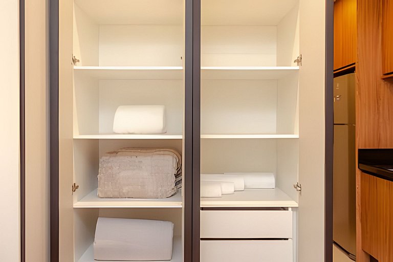 Studio Moderno com Área de Lazer Completa