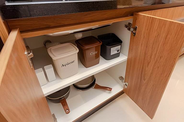 Studio Moderno com Área de Lazer Completa