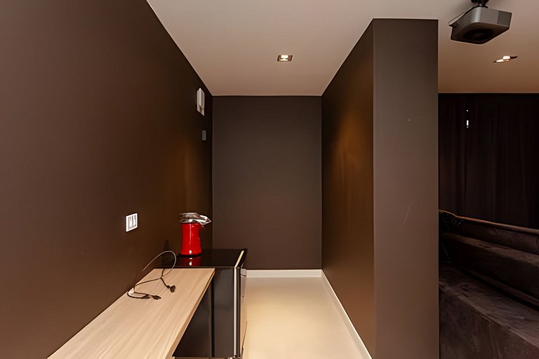 Studio Moderno com Área de Lazer Completa