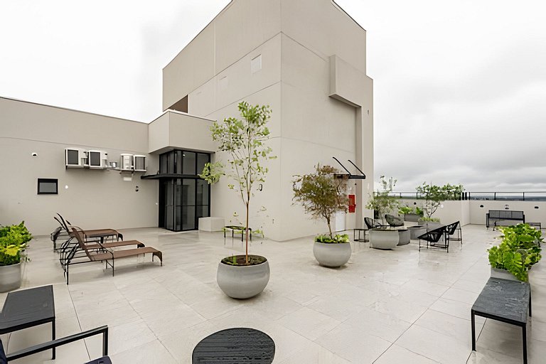 Studio Charmoso com Piscina Coberta