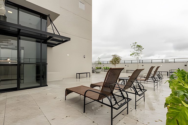 Studio Charmoso com Piscina Coberta