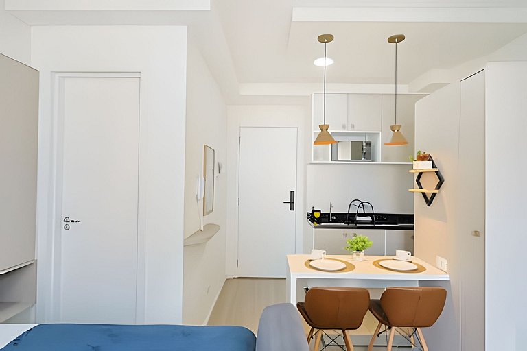 Studio Charmoso com Piscina Coberta