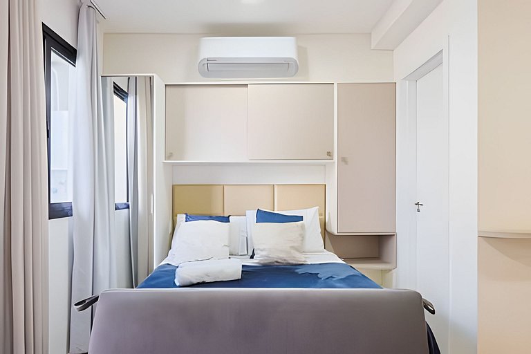Studio Charmoso com Piscina Coberta