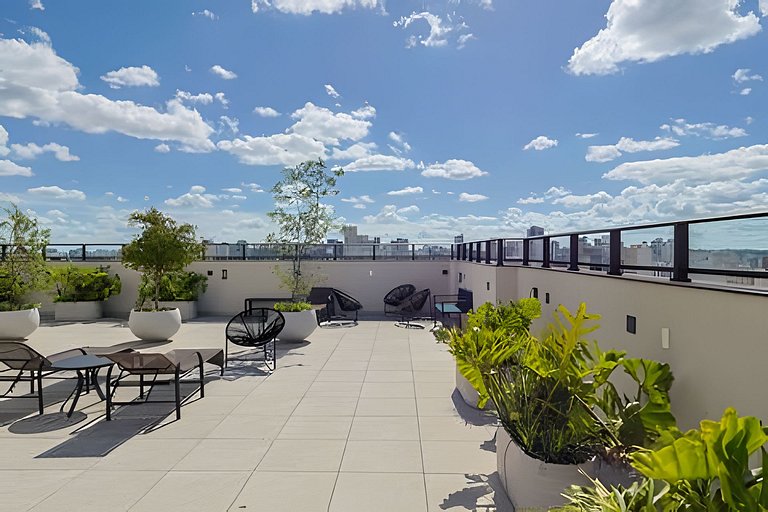 Studio Charmoso com Piscina Coberta