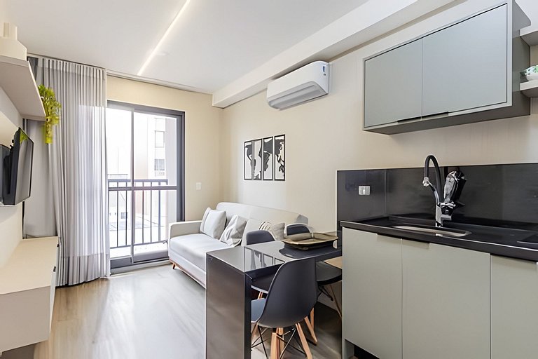 Viva Curitiba | Apartamento Central até 5 Pessoas