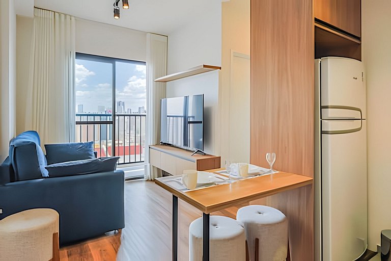 Apto Aconchegante 2 Quartos no Centro de Curitiba