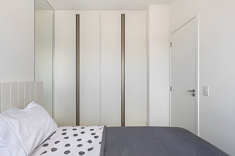 Apto Aconchegante 2 Quartos no Centro de Curitiba