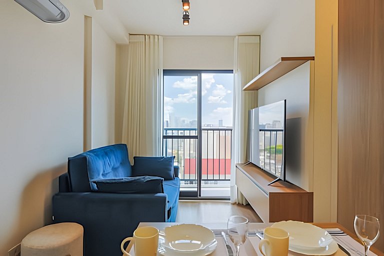 Apto Aconchegante 2 Quartos no Centro de Curitiba