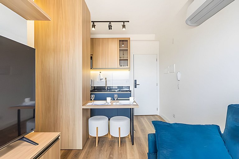 Apto Aconchegante 2 Quartos no Centro de Curitiba