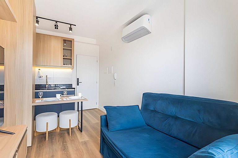 Apto Aconchegante 2 Quartos no Centro de Curitiba