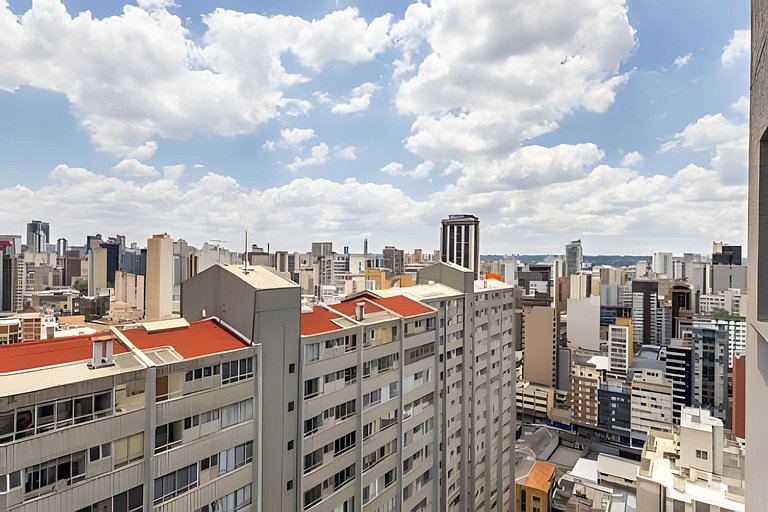 Apto Aconchegante 2 Quartos no Centro de Curitiba