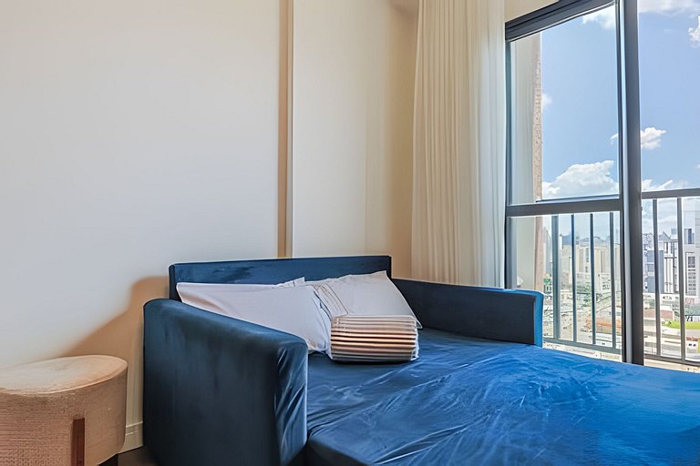 Apto Aconchegante 2 Quartos no Centro de Curitiba