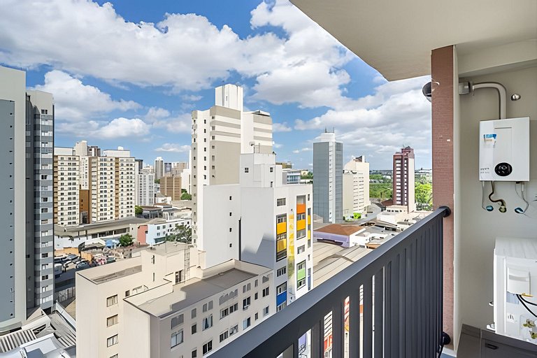 Centro | Studio novo em condomínio completo