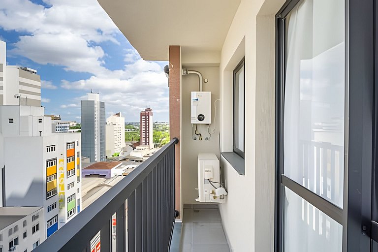 Centro | Studio novo em condomínio completo