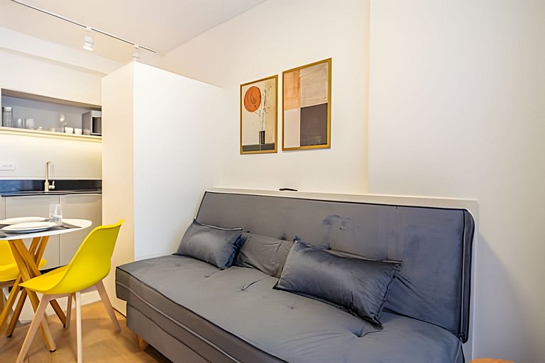 Centro | Studio novo em condomínio completo