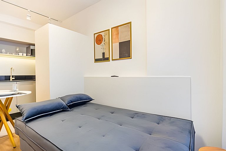 Centro | Studio novo em condomínio completo