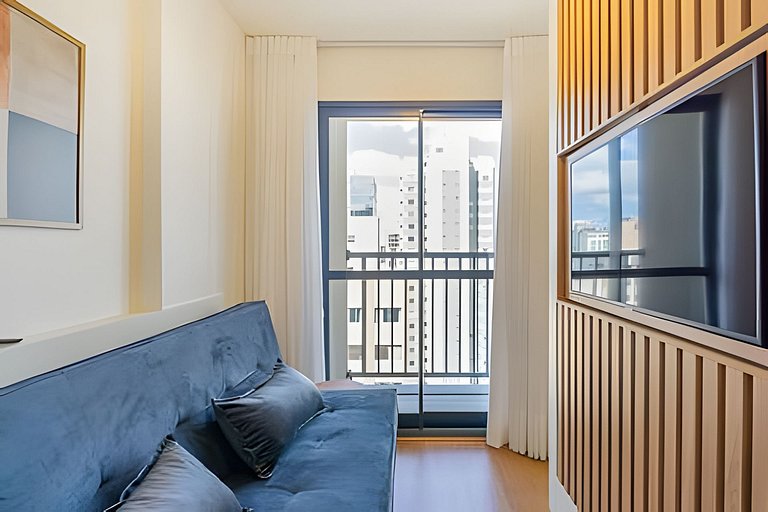 Centro | Studio novo em condomínio completo