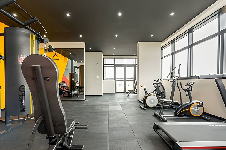 Centro | Studio novo em condomínio completo