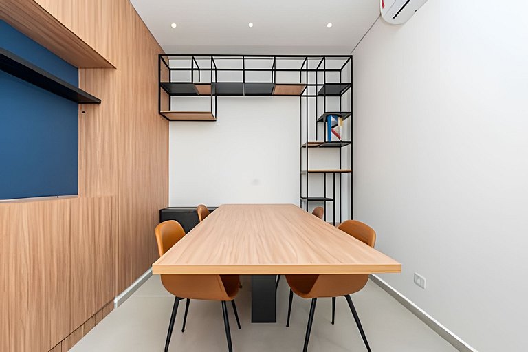 Centro | Studio novo em condomínio completo