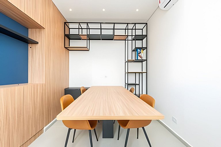 Centro | Studio novo em condomínio completo