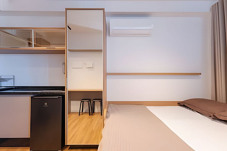 Centro Premium | Ar, Piscina e Amplo Coworking