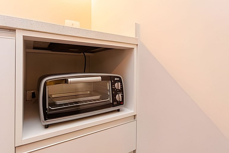 Apto novo 1 quarto c/ AC | Centro | Coworking