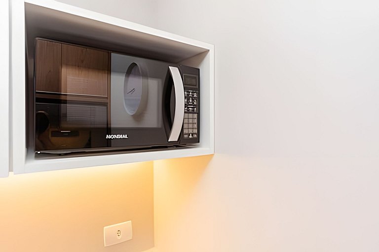 Apto novo 1 quarto c/ AC | Centro | Coworking