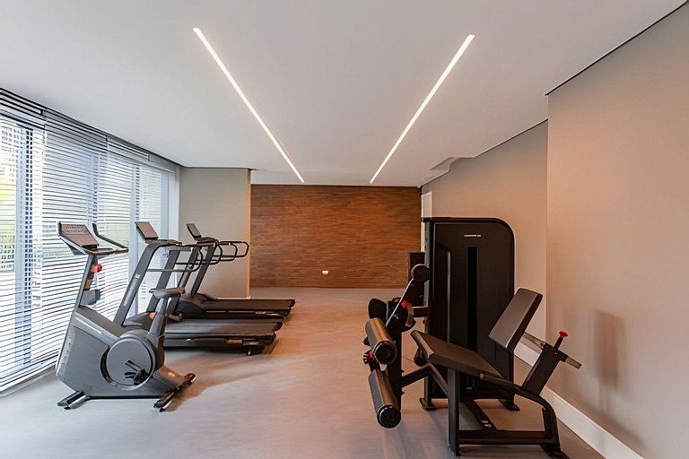 Apto novo 1 quarto c/ AC | Centro | Coworking