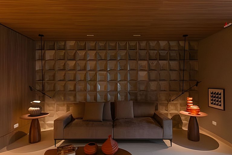 Apto novo 1 quarto c/ AC | Centro | Coworking