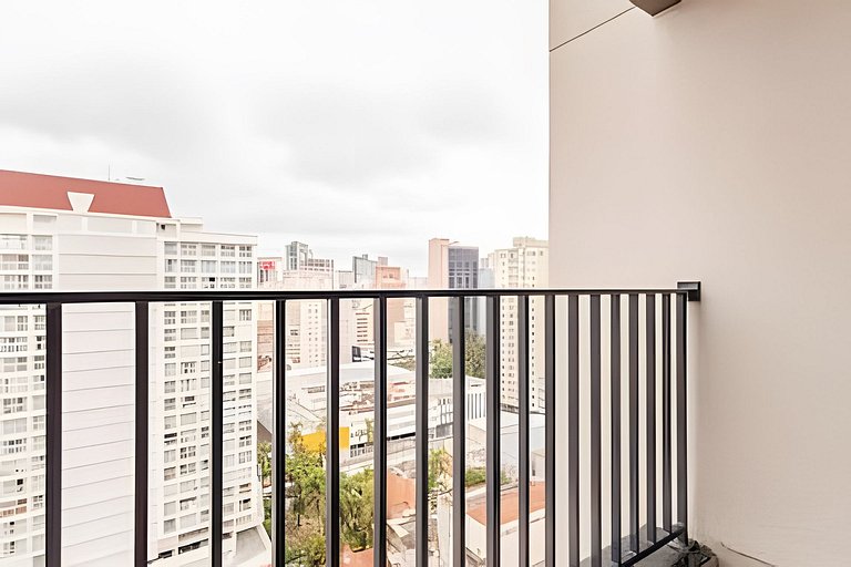 Conforto no coração de Curitiba: estúdio completo