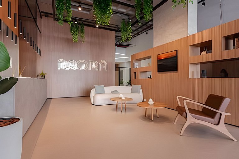 Conforto no coração de Curitiba: estúdio completo