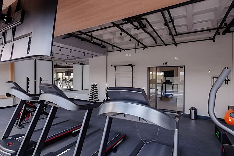 Conforto no coração de Curitiba: estúdio completo