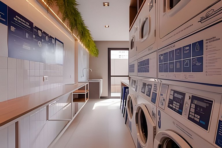 Conforto no coração de Curitiba: estúdio completo